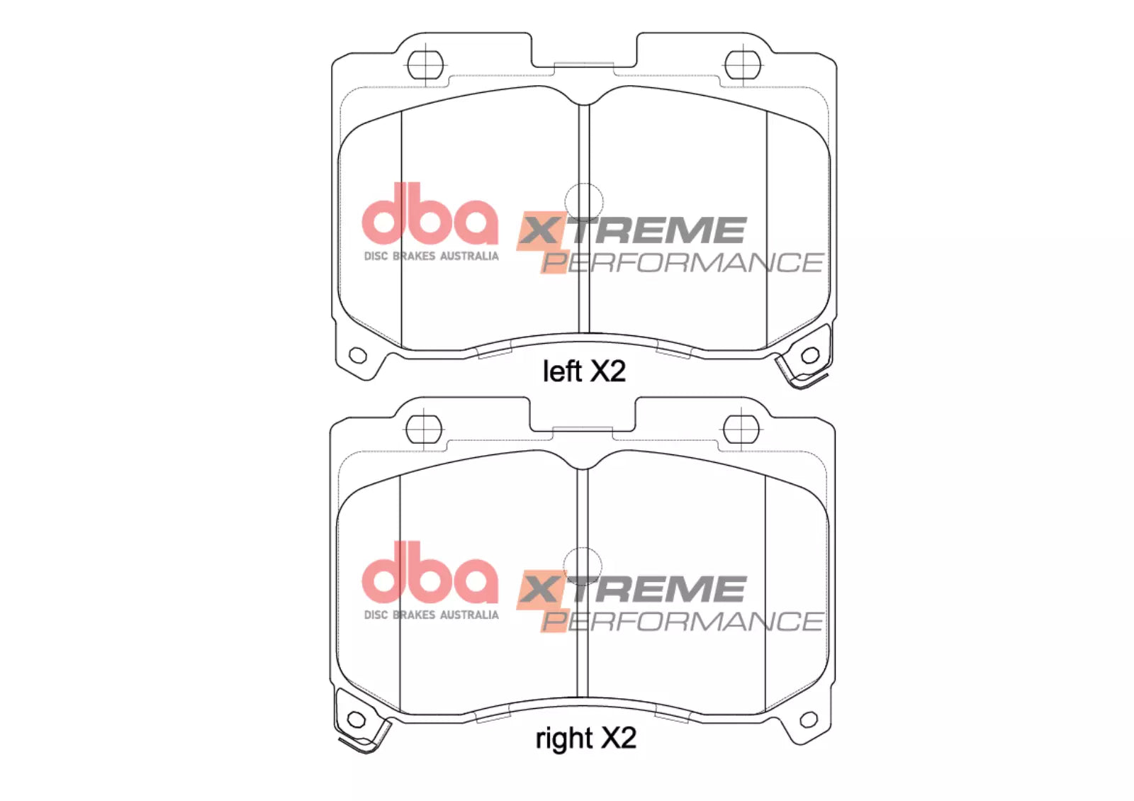 DBA Brake Pads Xtreme Performance | Front Axle — BP OPREMA I SERVIS d.o.o.