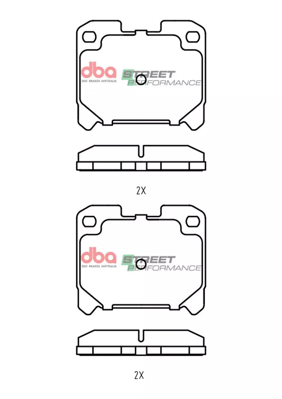 DBA Brake Pads Street Performance | Rear — BP OPREMA I SERVIS d.o.o.