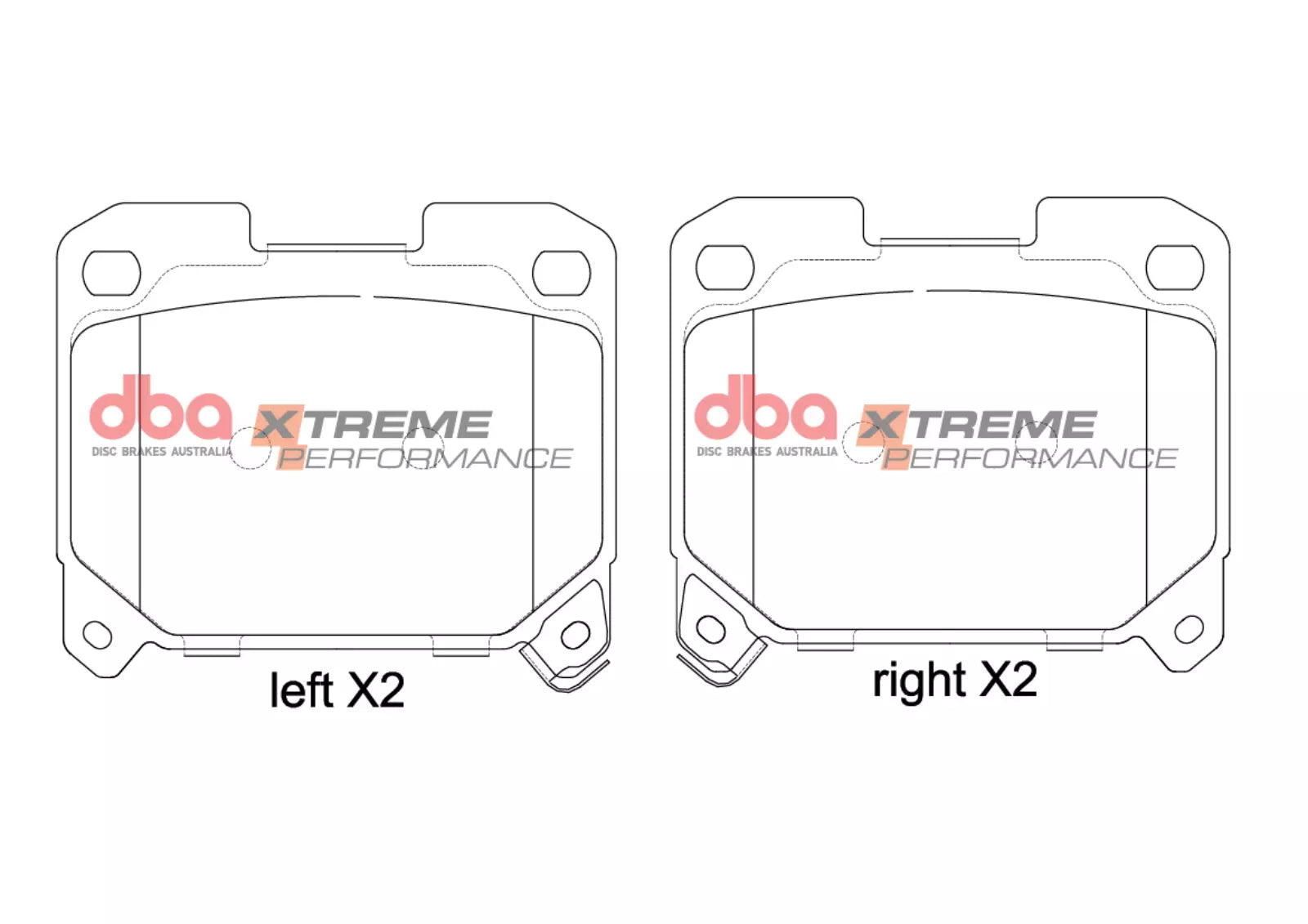 DBA Brake Pads Xtreme Performance | Rear Axle — BP OPREMA I SERVIS d.o.o.