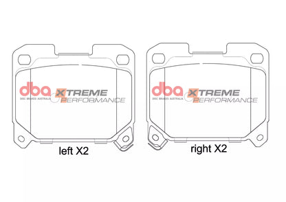 DBA Brake Pads Xtreme Performance | Rear Axle — BP OPREMA I SERVIS d.o.o.