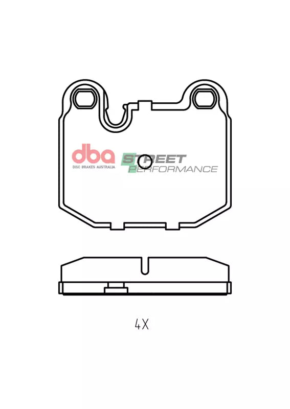DBA Brake Pads Street Performance | Front — BP OPREMA I SERVIS d.o.o.