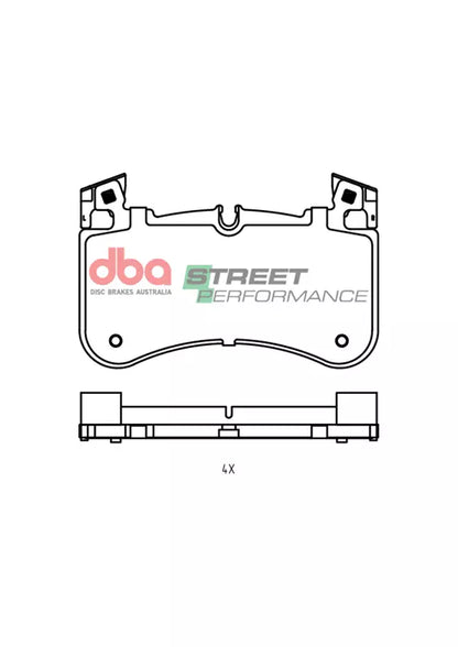 DBA Brake Pads Street Performance | Front Axle — BP OPREMA I SERVIS d.o.o.