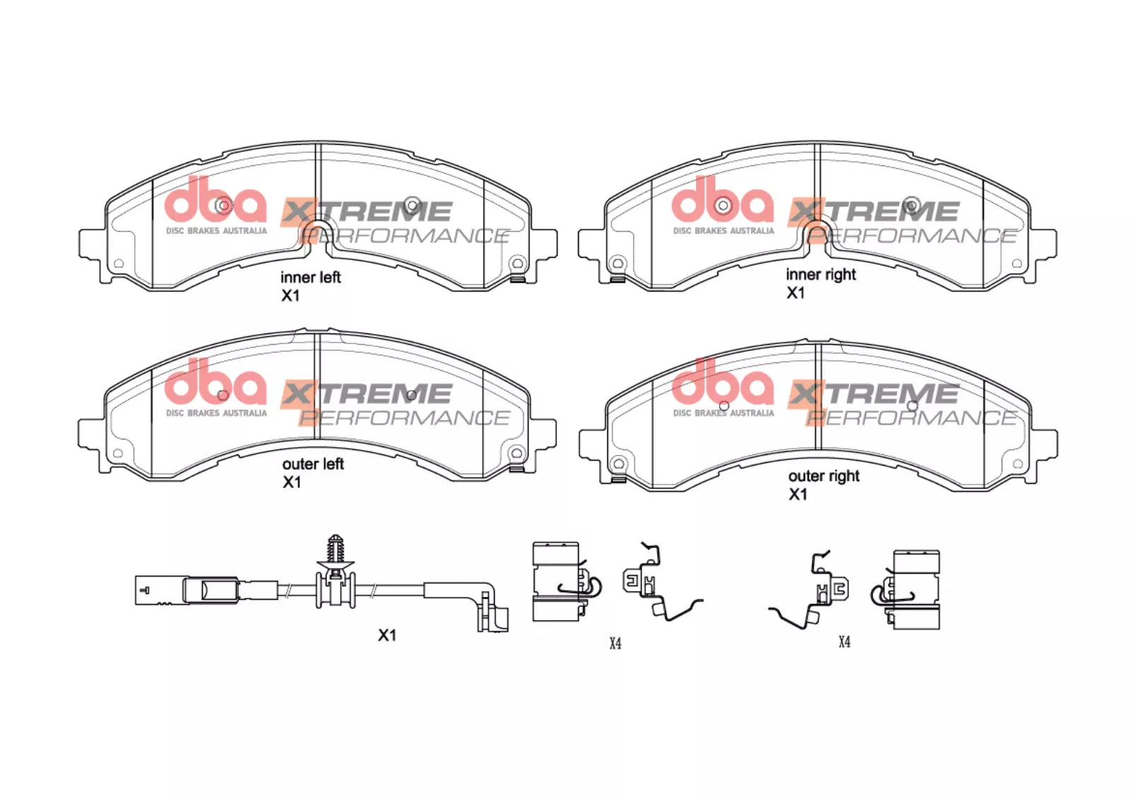 DBA Brake Pads Xtreme Performance | Front Axle — BP OPREMA I SERVIS d.o.o.