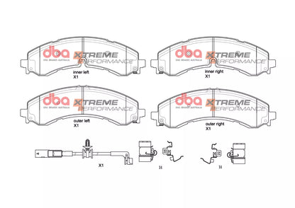 DBA Brake Pads Xtreme Performance | Front Axle — BP OPREMA I SERVIS d.o.o.
