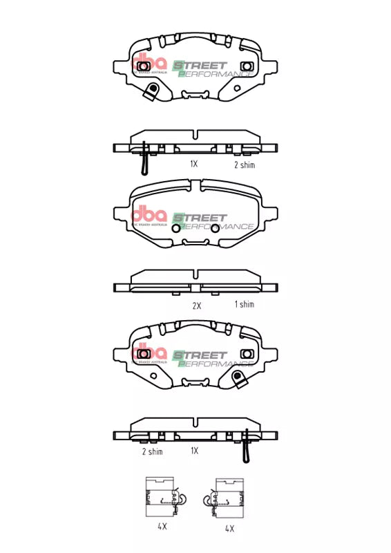 DBA Brake Pads Street Performance | Rear — BP OPREMA I SERVIS d.o.o.