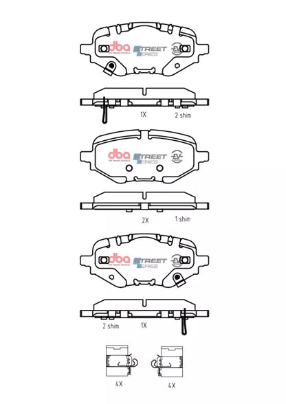DBA Brake Pads Street Series | Rear — BP OPREMA I SERVIS d.o.o.