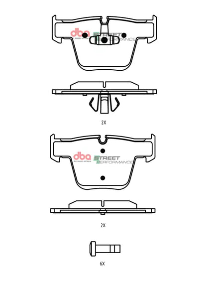 DBA Brake Pads Street Performance | Front Axle — BP OPREMA I SERVIS d.o.o.