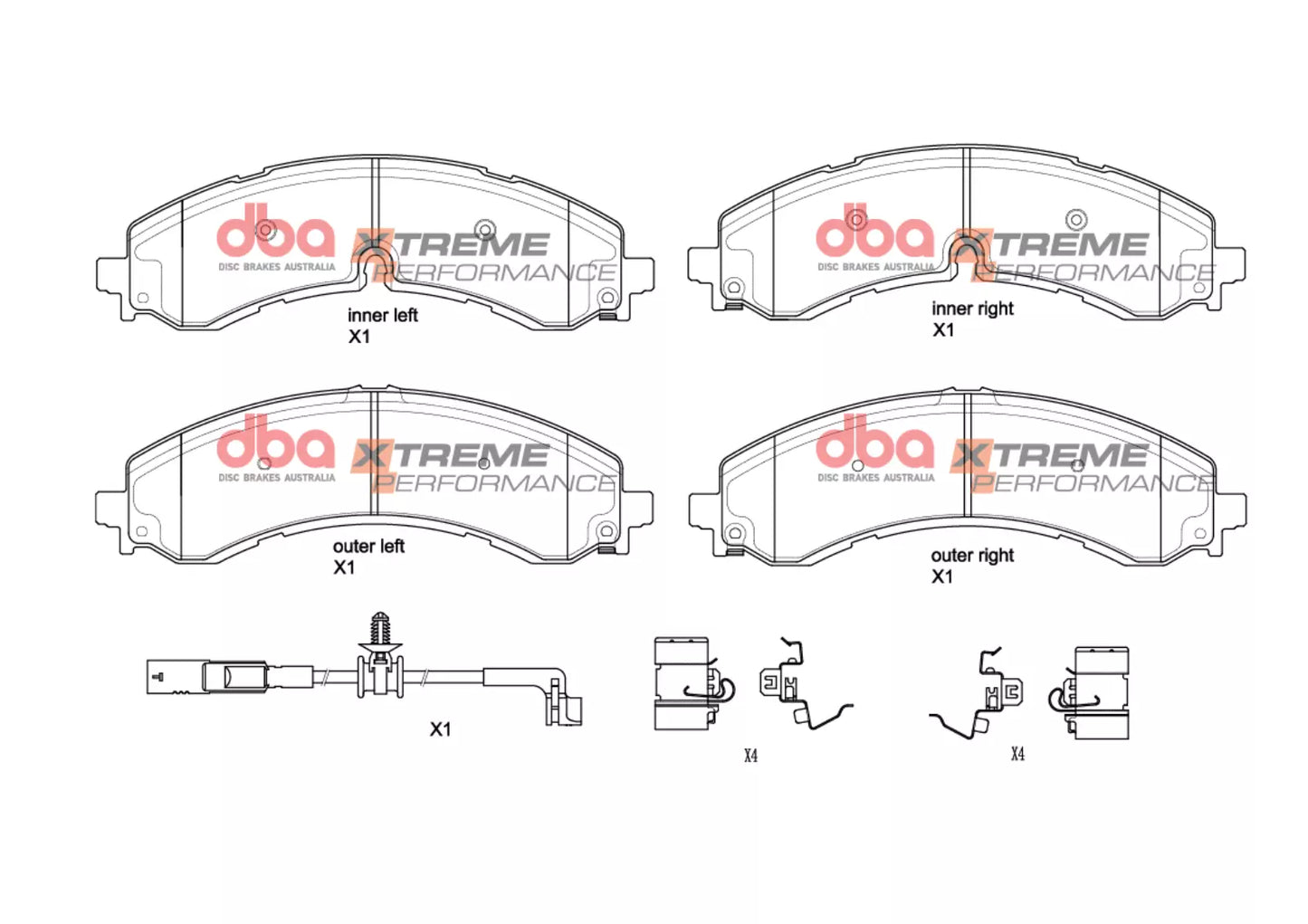 DBA Brake Pads Xtreme Performance | Front & Rear Axle — BP OPREMA I SERVIS d.o.o.