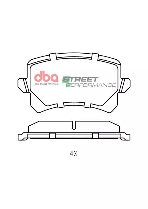 DBA Brake Pads Street Performance | Rear — BP OPREMA I SERVIS d.o.o.