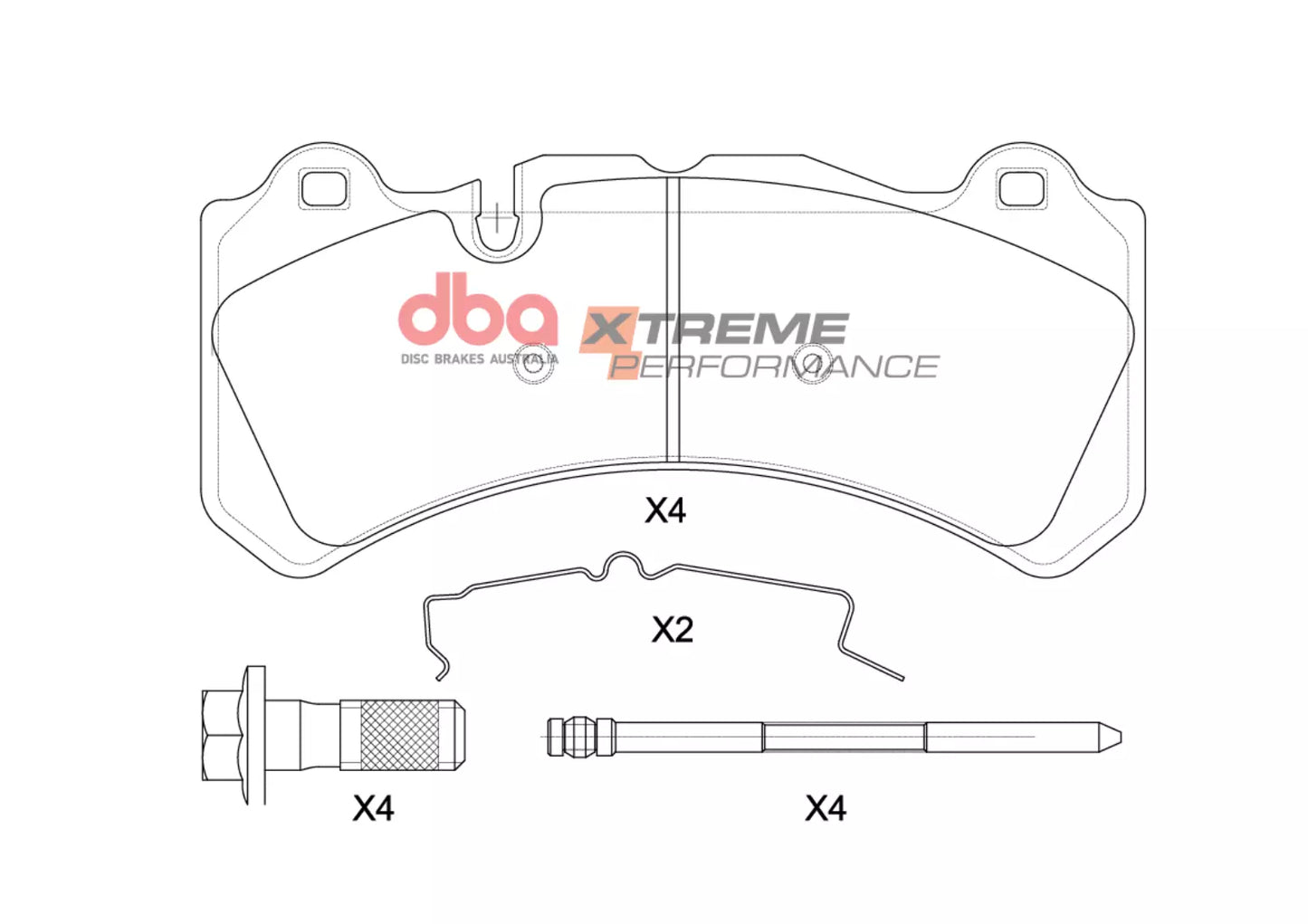 DBA Brake Pads Xtreme Performance | Front Axle — BP OPREMA I SERVIS d.o.o.