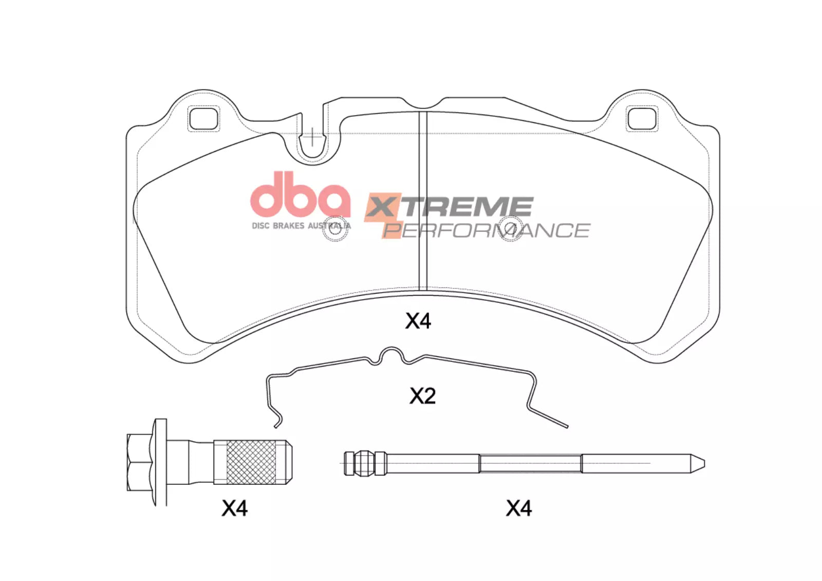 DBA Brake Pads Xtreme Performance | Front Axle — BP OPREMA I SERVIS d.o.o.