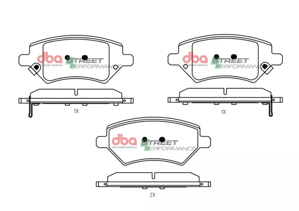 DBA Brake Pads Street Performance | Front Axle — BP OPREMA I SERVIS d.o.o.