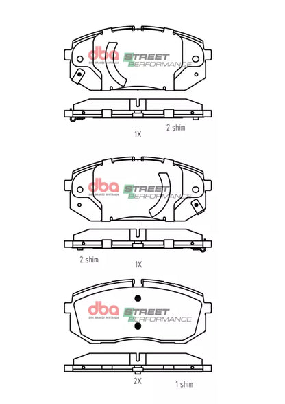 DBA Brake Pads Street Performance | Front Axle — BP OPREMA I SERVIS d.o.o.