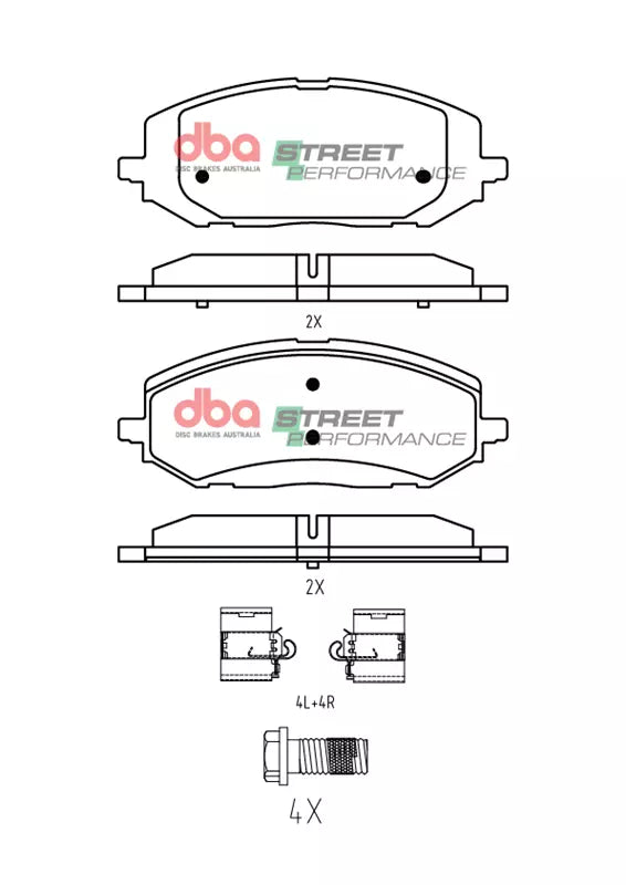 DBA Brake Pads Street Performance | Front — BP OPREMA I SERVIS d.o.o.