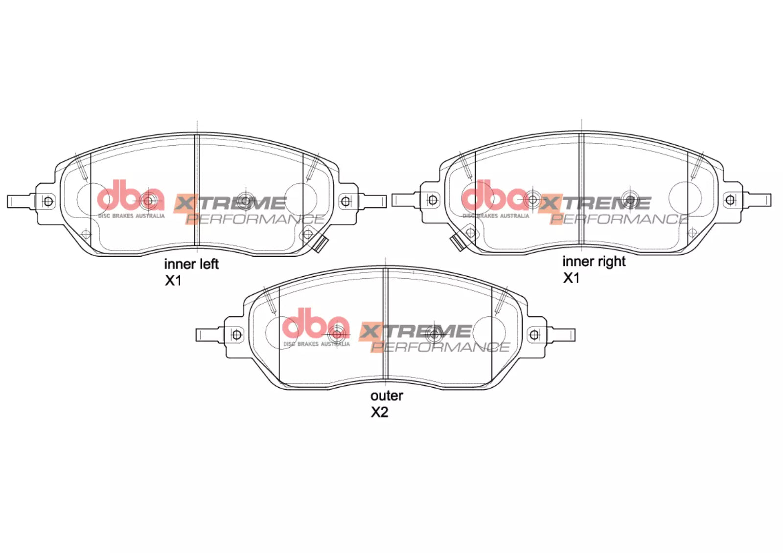 DBA Brake Pads Xtreme Performance | Front Axle — BP OPREMA I SERVIS d.o.o.
