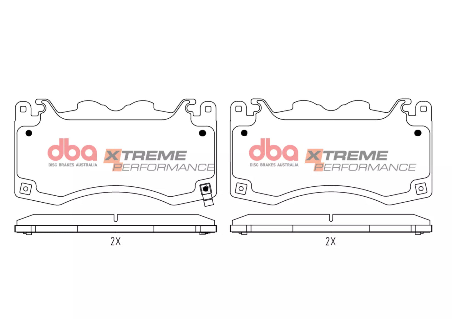 DBA Brake Pads Xtreme Performance | Front Axle — BP OPREMA I SERVIS d.o.o.