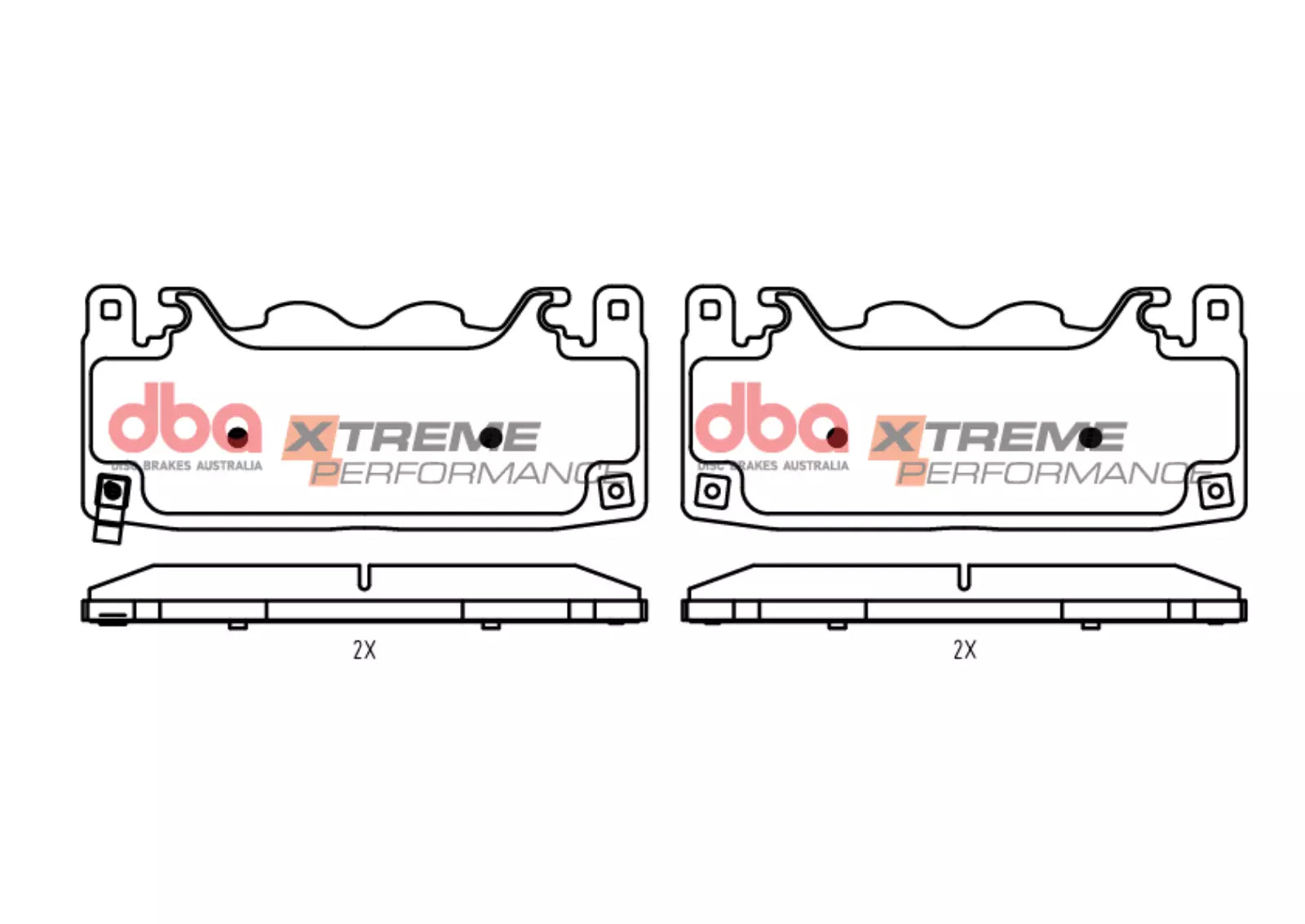 DBA Brake Pads Xtreme Performance | Front — BP OPREMA I SERVIS d.o.o.