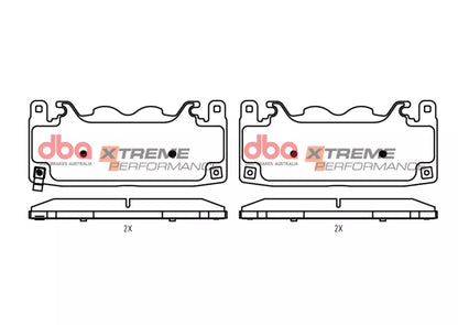DBA Brake Pads Xtreme Performance | Front — BP OPREMA I SERVIS d.o.o.