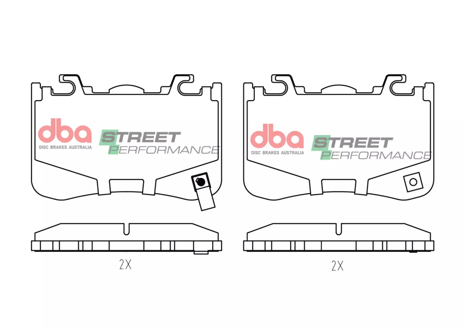 DBA Brake Pads Street Performance | Rear Axle — BP OPREMA I SERVIS d.o.o.