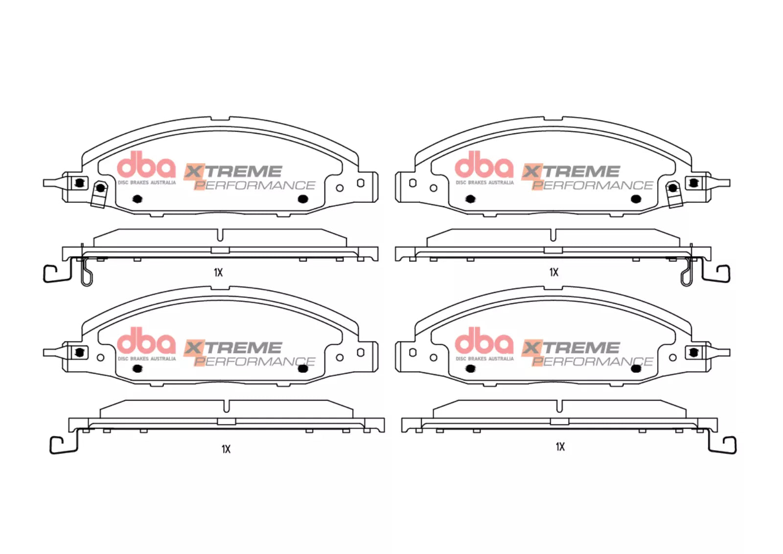 DBA Brake Pads Xtreme Performance | Rear Axle — BP OPREMA I SERVIS d.o.o.