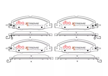 DBA Brake Pads Xtreme Performance | Rear Axle — BP OPREMA I SERVIS d.o.o.