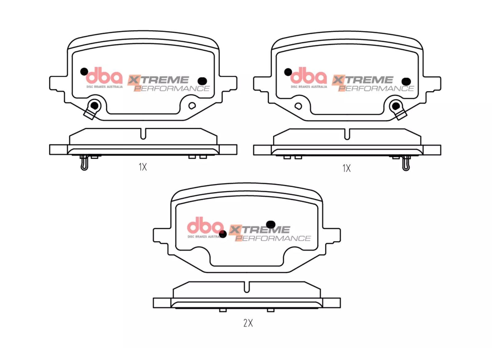 DBA Brake Pads Xtreme Performance | Rear Axle — BP OPREMA I SERVIS d.o.o.