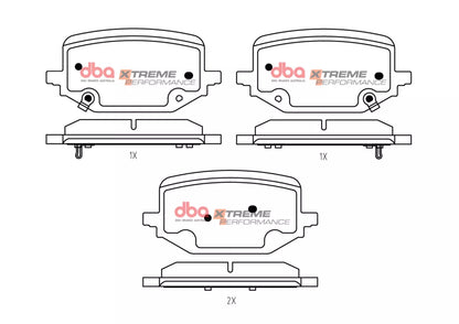 DBA Brake Pads Xtreme Performance | Rear Axle — BP OPREMA I SERVIS d.o.o.