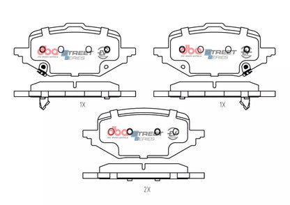DBA Brake Pads Street Series | Rear Axle — BP OPREMA I SERVIS d.o.o.