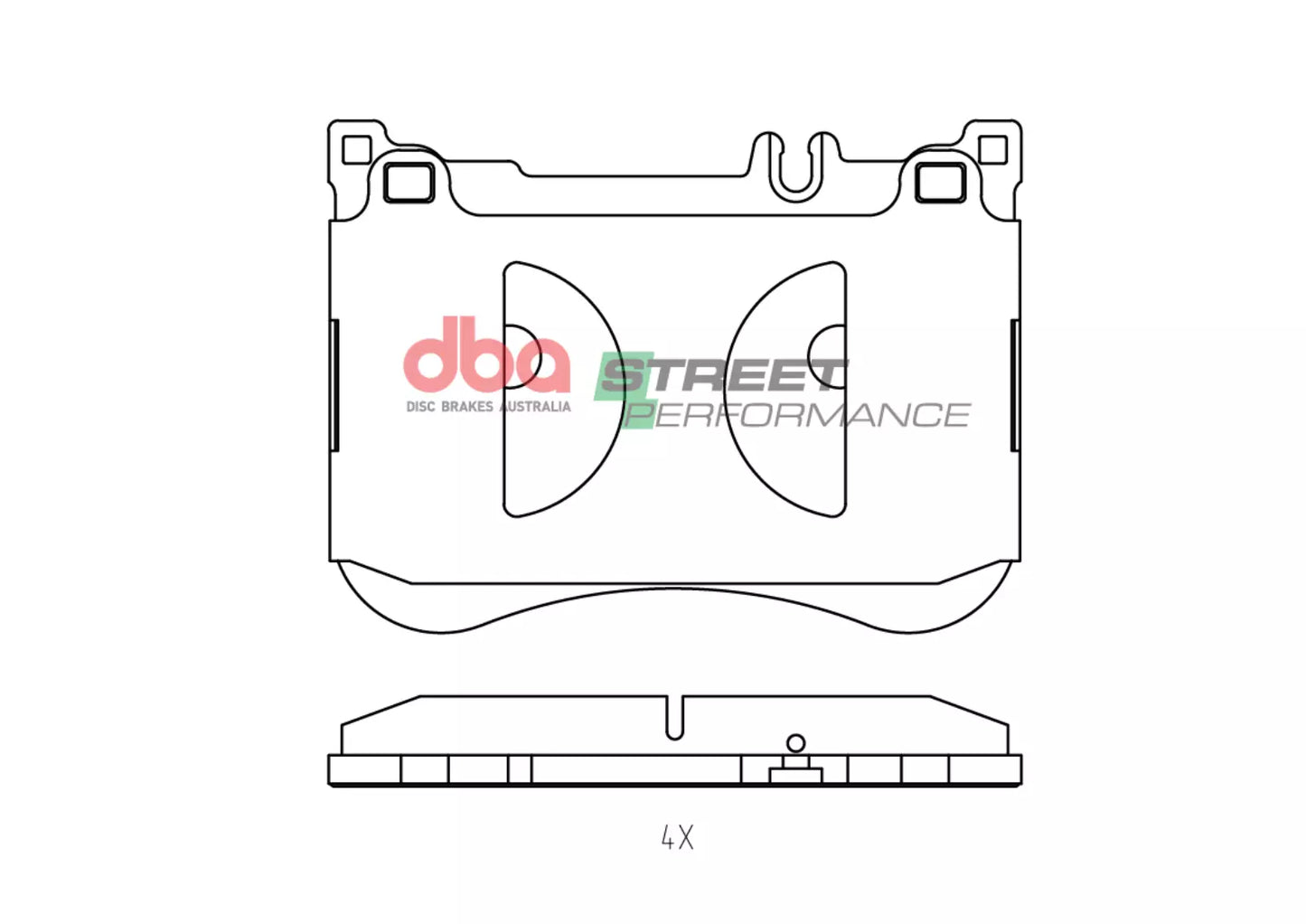 DBA Brake Pads Street Performance | Front — BP OPREMA I SERVIS d.o.o.