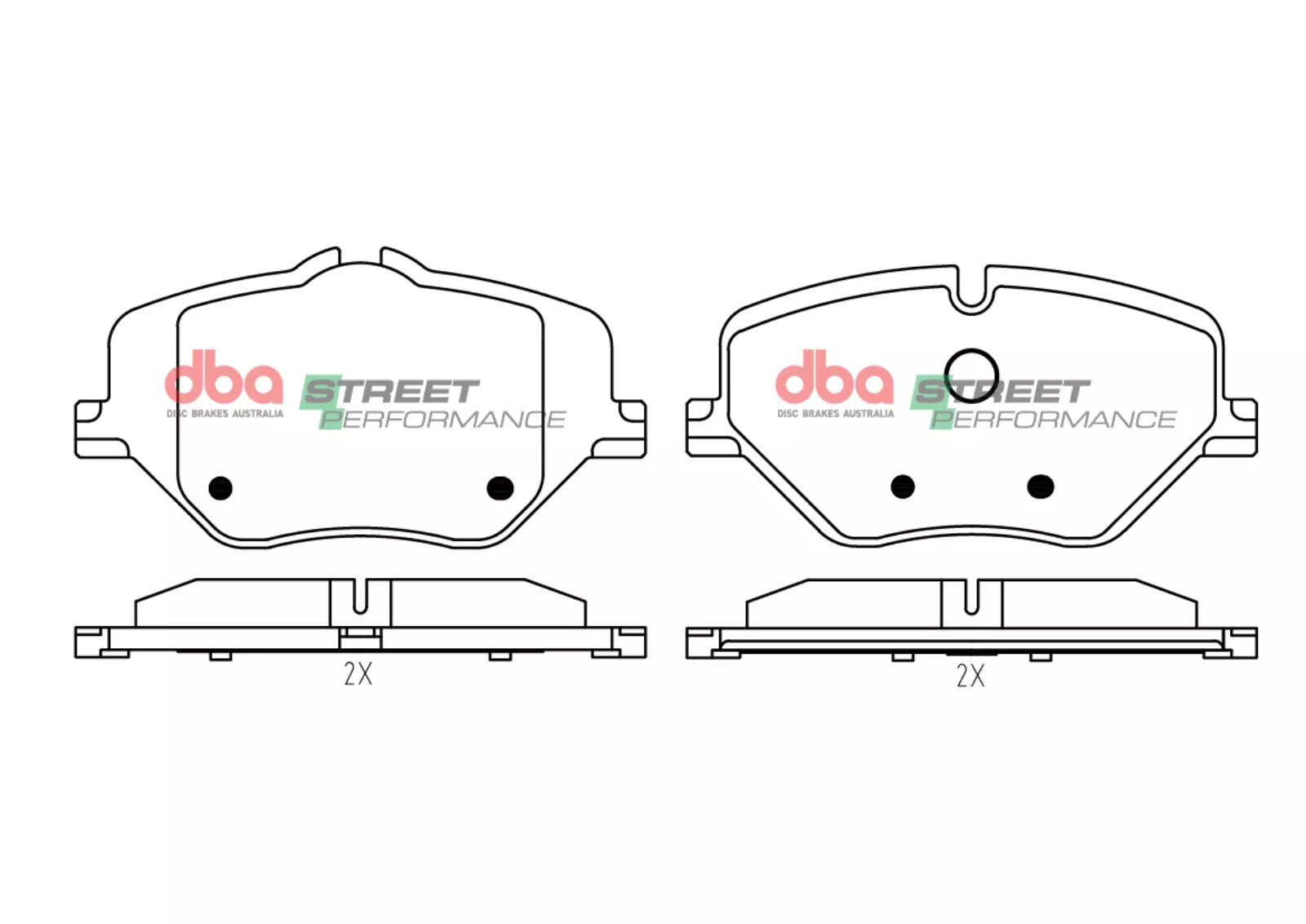 DBA Brake Pads Street Performance | Front — BP OPREMA I SERVIS d.o.o.