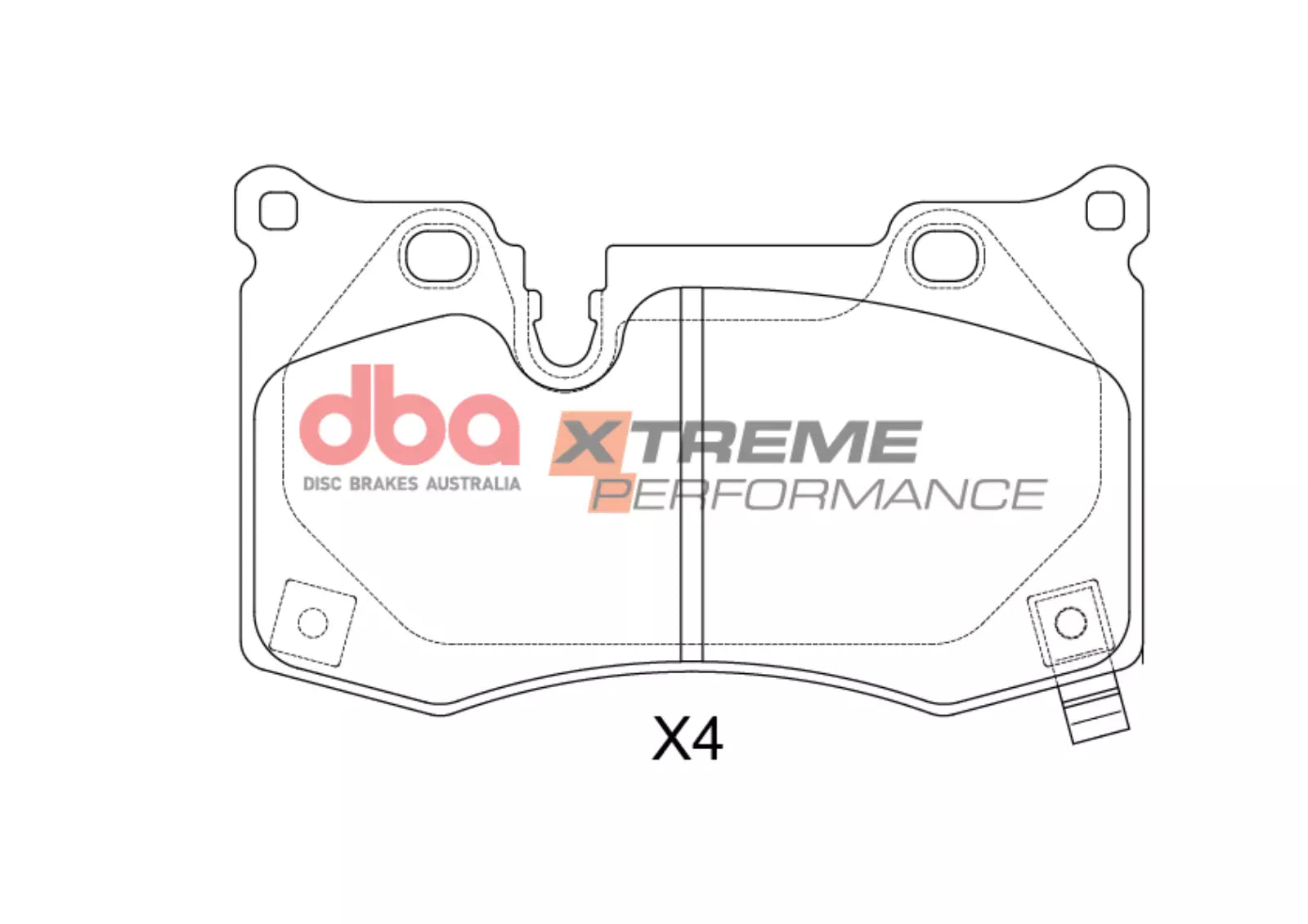 DBA Brake Pads Xtreme Performance | Rear — BP OPREMA I SERVIS d.o.o.