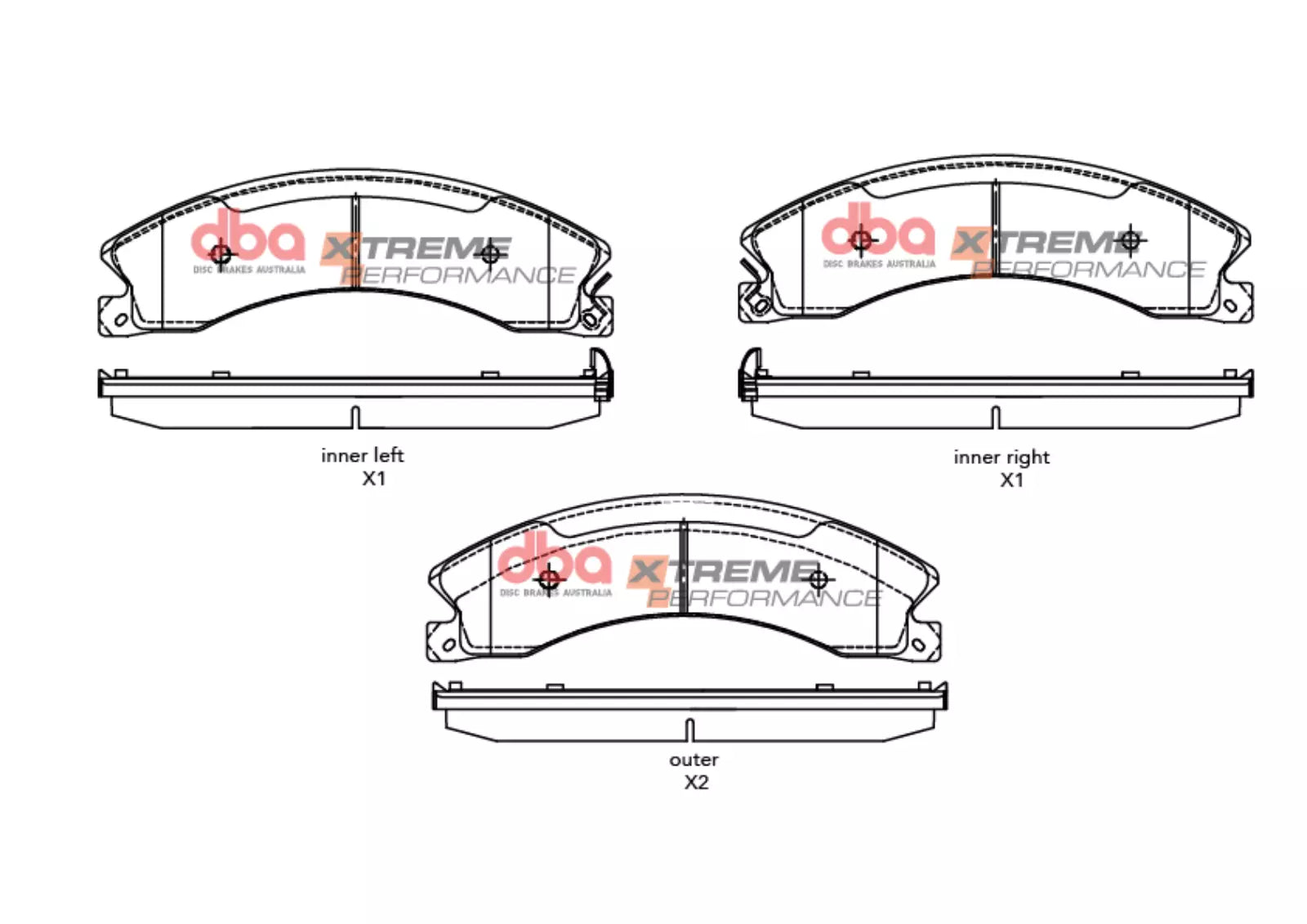 DBA Brake Pads Xtreme Performance | Rear — BP OPREMA I SERVIS d.o.o.