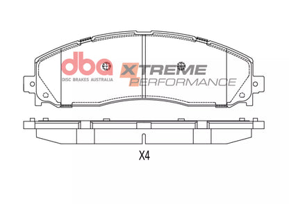DBA Brake Pads Xtreme Performance | Front — BP OPREMA I SERVIS d.o.o.