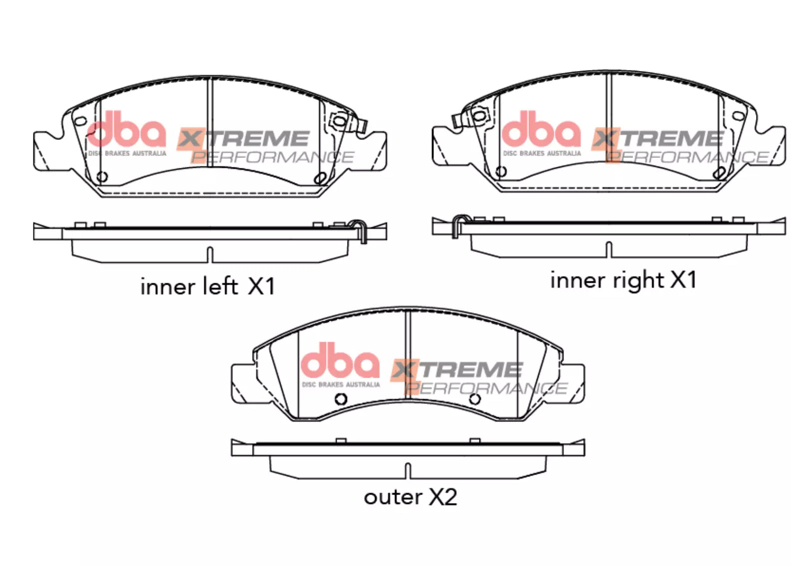 DBA Brake Pads Xtreme Performance | Front — BP OPREMA I SERVIS d.o.o.