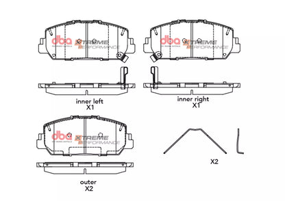 DBA Brake Pads Xtreme Performance | Rear — BP OPREMA I SERVIS d.o.o.