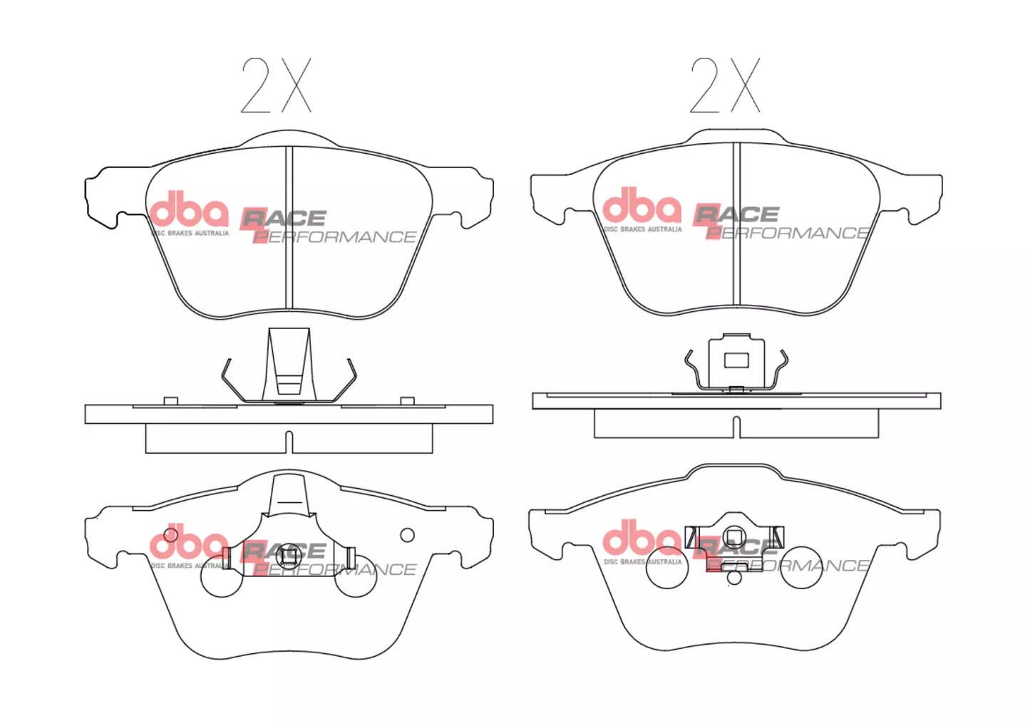 DBA Brake Pads Race Performance | Front Axle — BP OPREMA I SERVIS d.o.o.