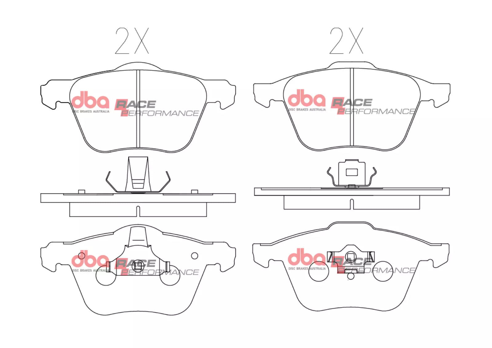 DBA Brake Pads Race Performance | Front Axle — BP OPREMA I SERVIS d.o.o.