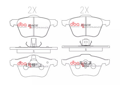 DBA Brake Pads Race Performance | Front Axle — BP OPREMA I SERVIS d.o.o.