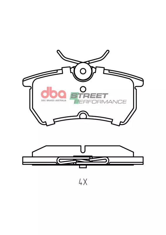 DBA Brake Pads Street Performance | Rear — BP OPREMA I SERVIS d.o.o.