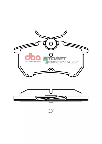DBA Brake Pads Street Performance | Rear — BP OPREMA I SERVIS d.o.o.