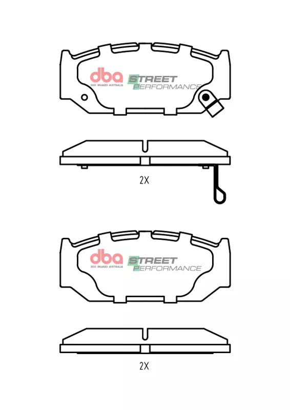 DBA Brake Pads Street Performance | Front — BP OPREMA I SERVIS d.o.o.
