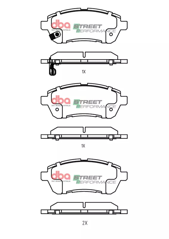DBA Brake Pads Street Performance | Front — BP OPREMA I SERVIS d.o.o.