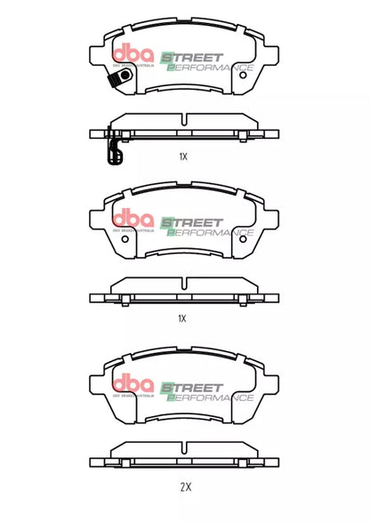 DBA Brake Pads Street Performance | Front — BP OPREMA I SERVIS d.o.o.
