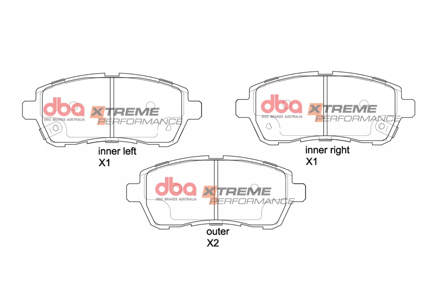 DBA Brake Pads Xtreme Performance | Front Axle — BP OPREMA I SERVIS d.o.o.