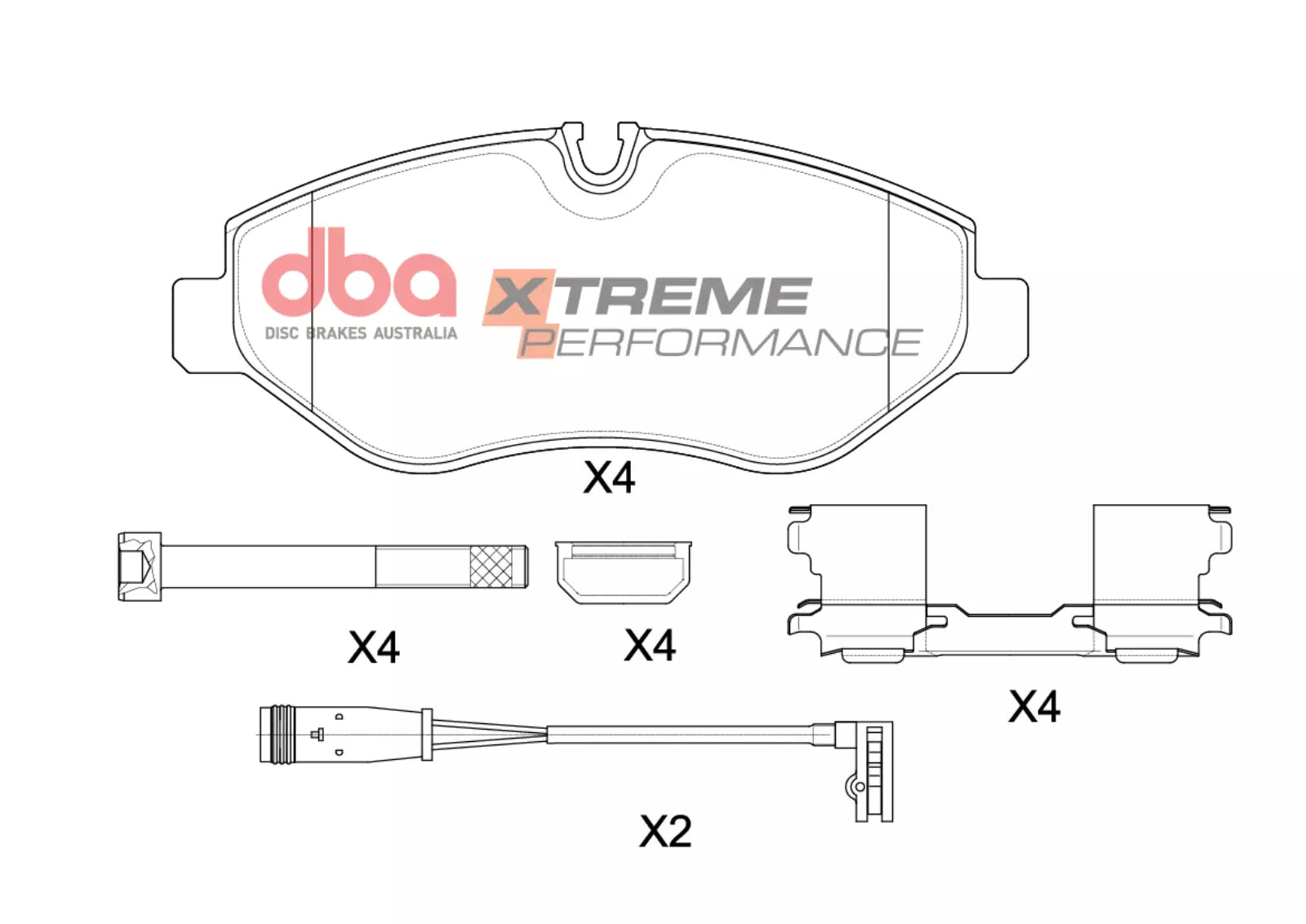 DBA Brake Pads Xtreme Performance | Front Axle — BP OPREMA I SERVIS d.o.o.