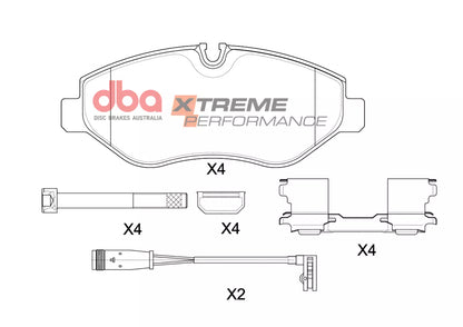 DBA Brake Pads Xtreme Performance | Front Axle — BP OPREMA I SERVIS d.o.o.