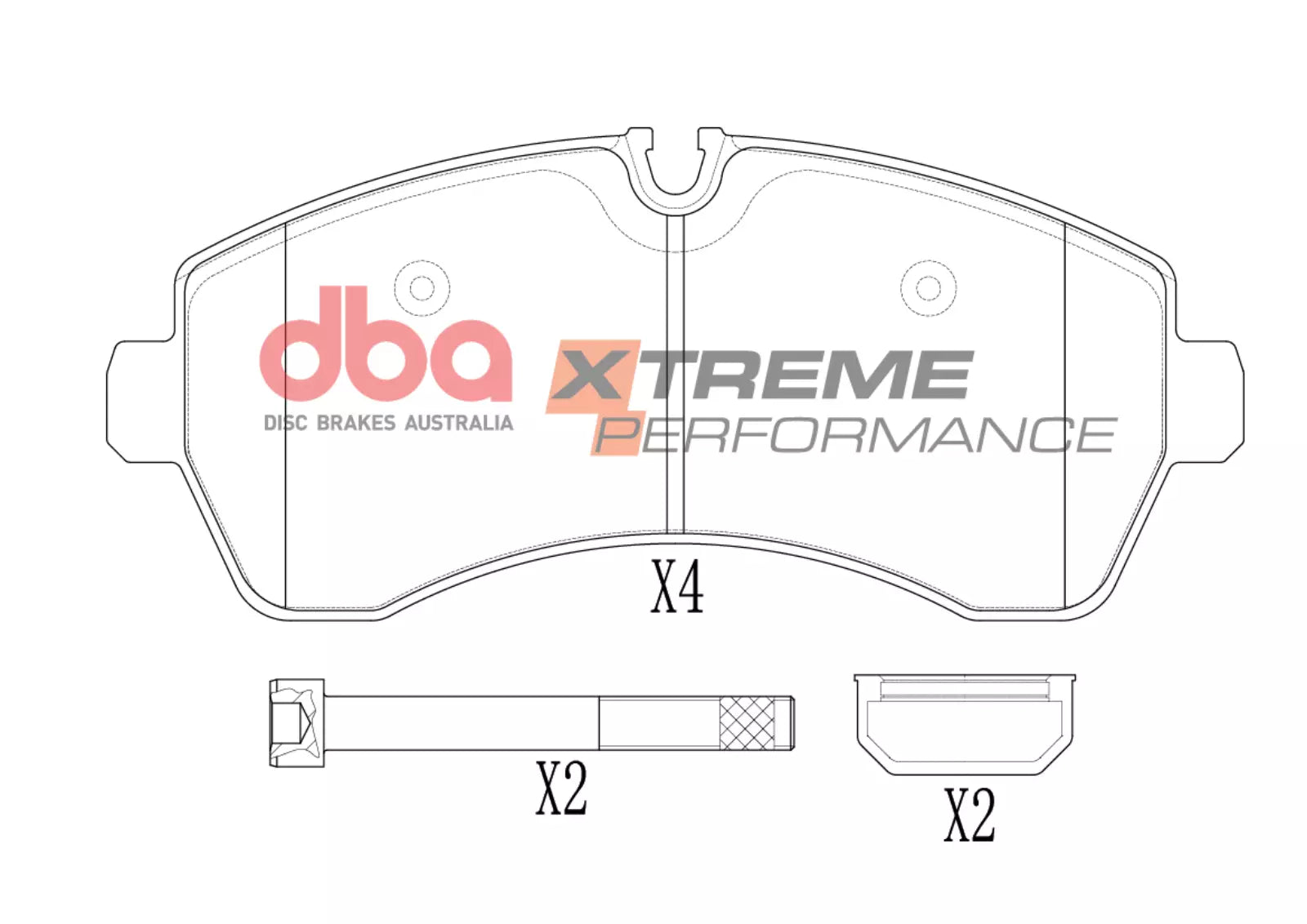 DBA Brake Pads Xtreme Performance | Front Axle — BP OPREMA I SERVIS d.o.o.
