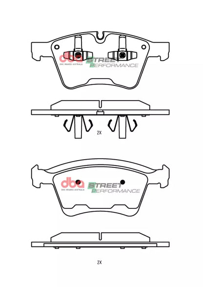 DBA Brake Pads Street Performance | Front Axle — BP OPREMA I SERVIS d.o.o.