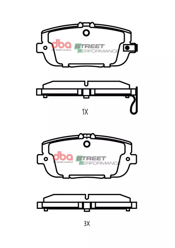 DBA Brake Pads Street Performance | Rear — BP OPREMA I SERVIS d.o.o.