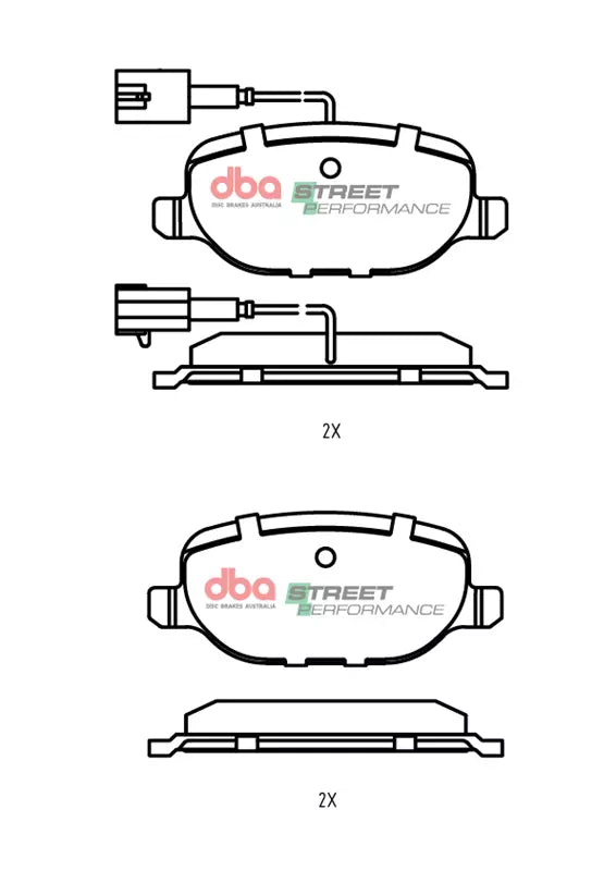 DBA Brake Pads Street Performance | Rear — BP OPREMA I SERVIS d.o.o.